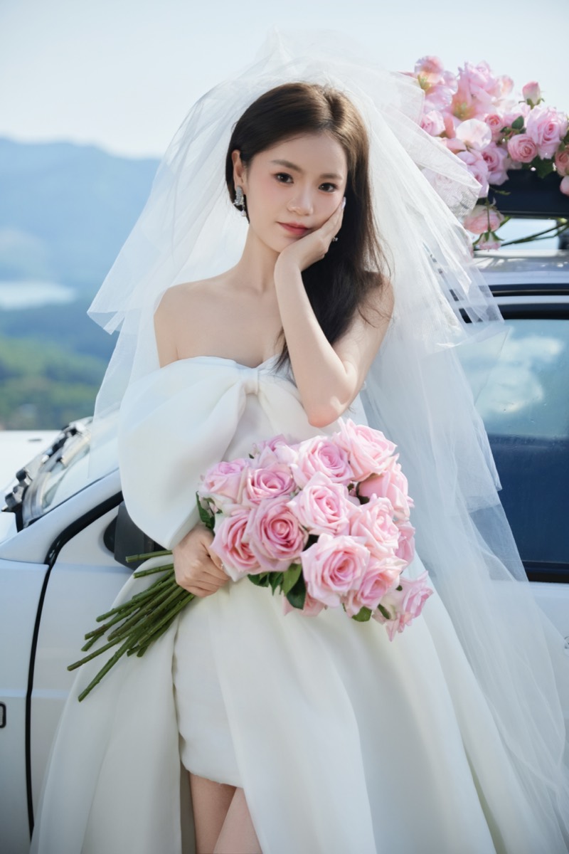 公路婚纱照 · 新娘捧花